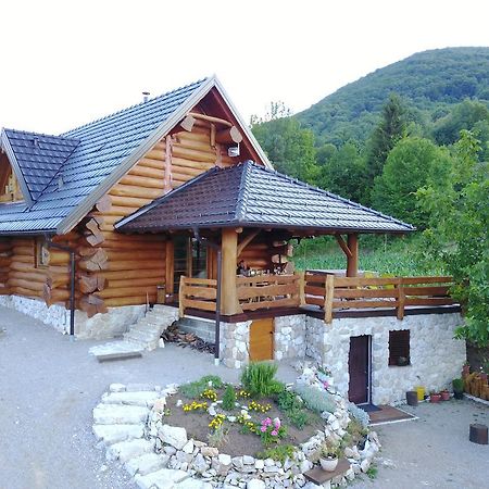 Villa Bear'S Log Selište Drežničko Exterior foto